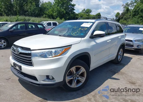 2016 Toyota Highlander Limited Platinum V6 from USA, damaged, VIN 5TDDKRFH1GS339306